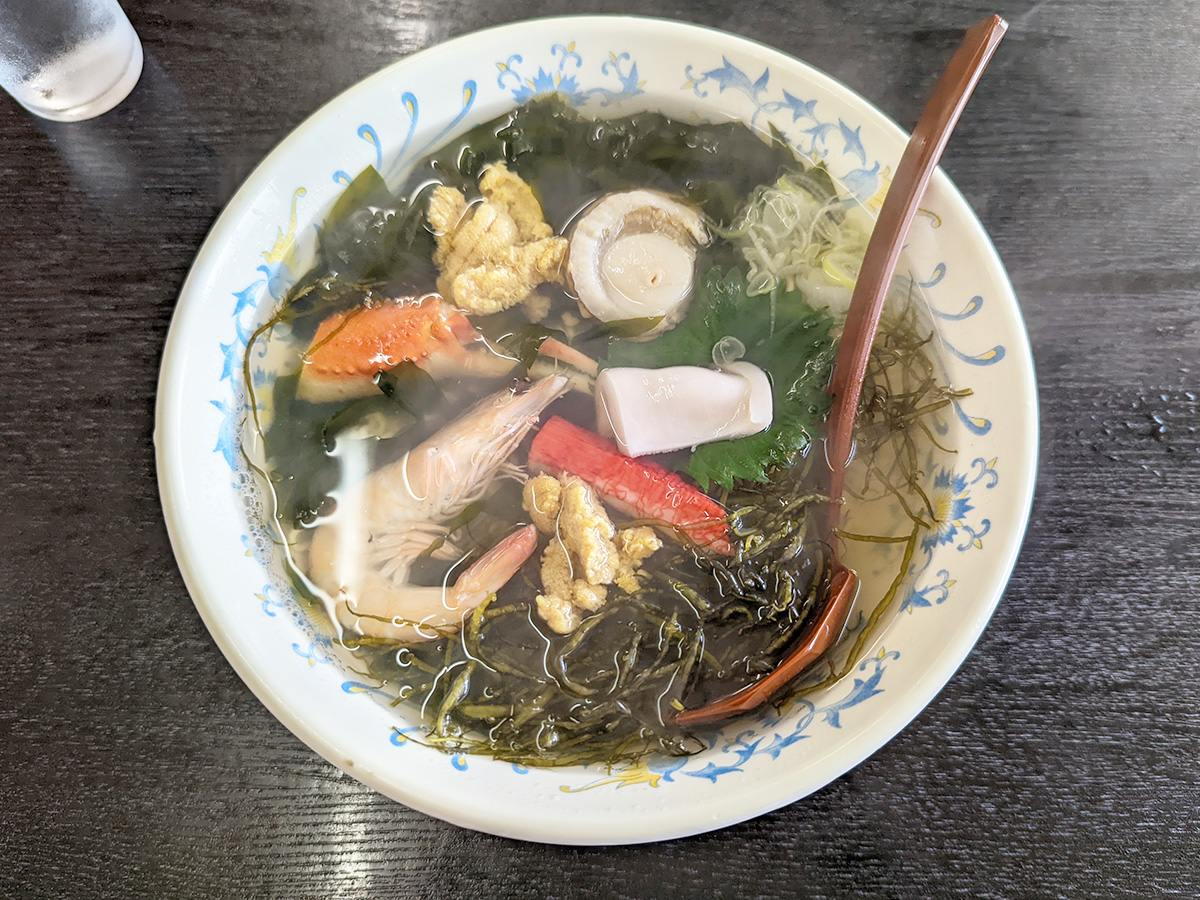 喜多八食堂さん 「磯ラーメン」