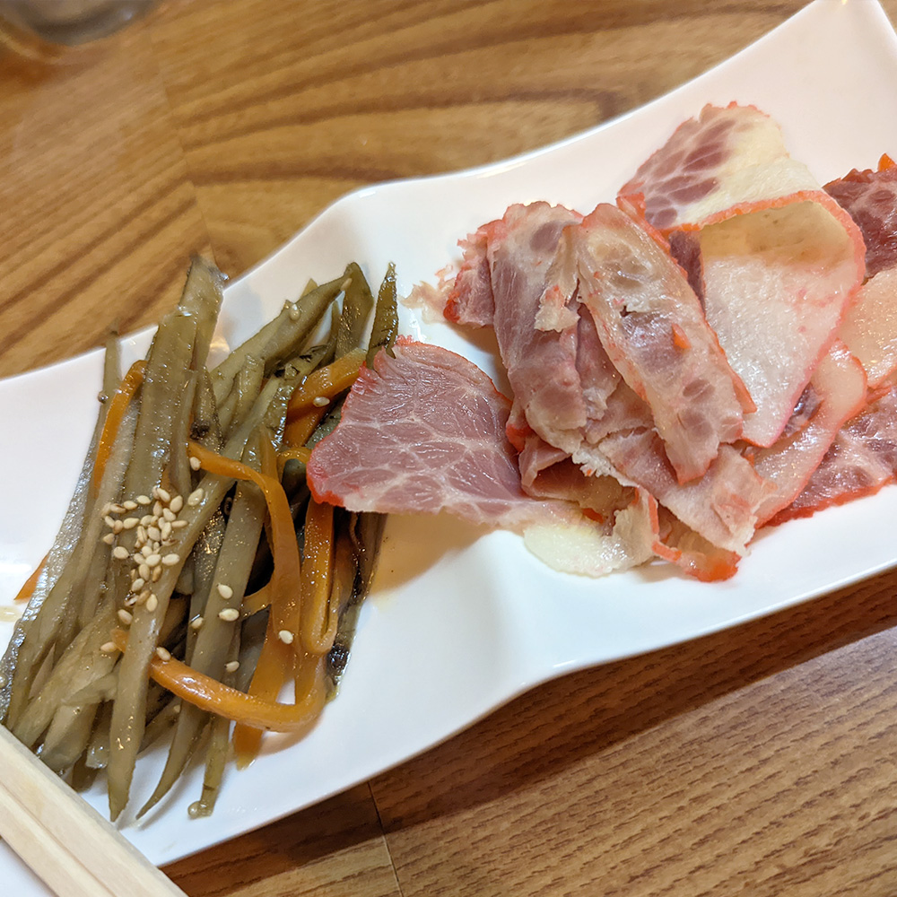鯨ベーコンとゴボウの佃煮