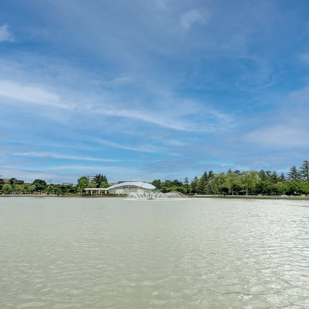開成山公園の池