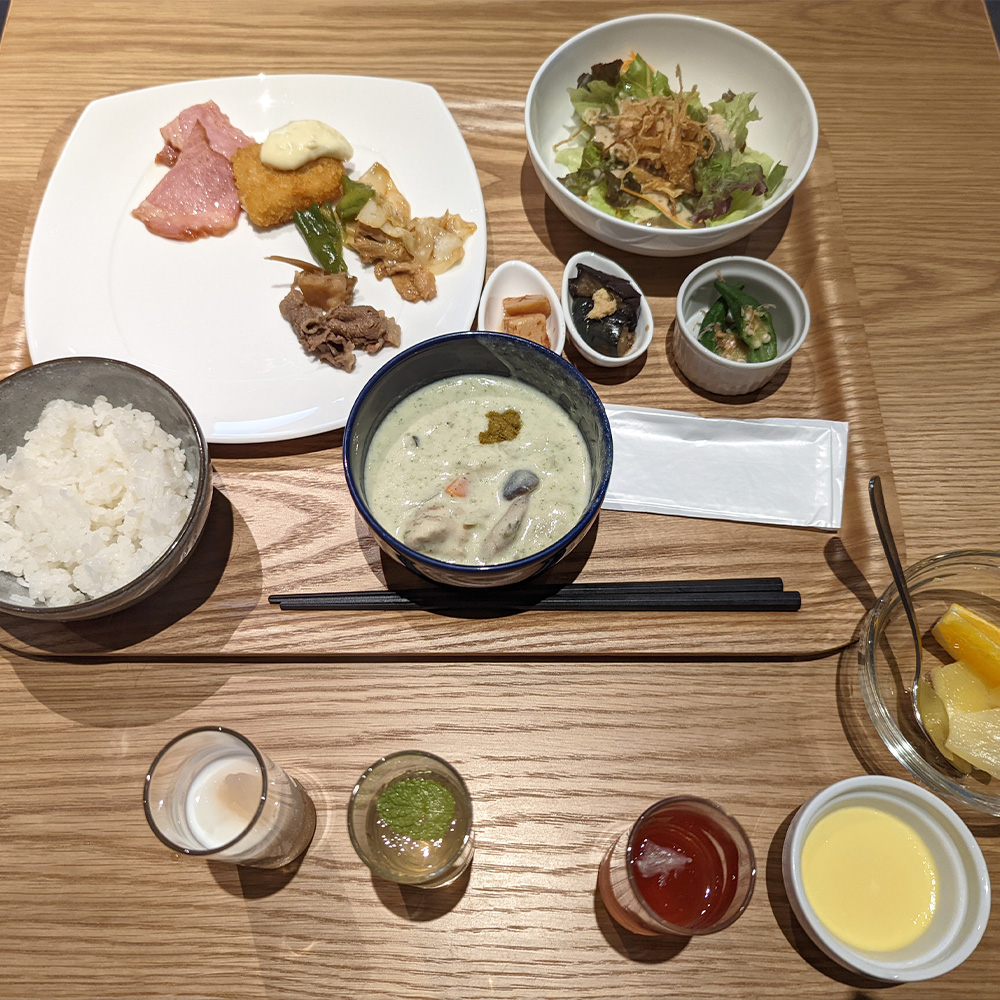 ホテルグローバルビュー朝食バイキング